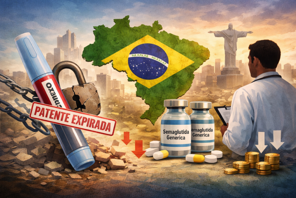 O Fim da Patente do Ozempic e o Futuro do Acesso à Semaglutida no Brasil